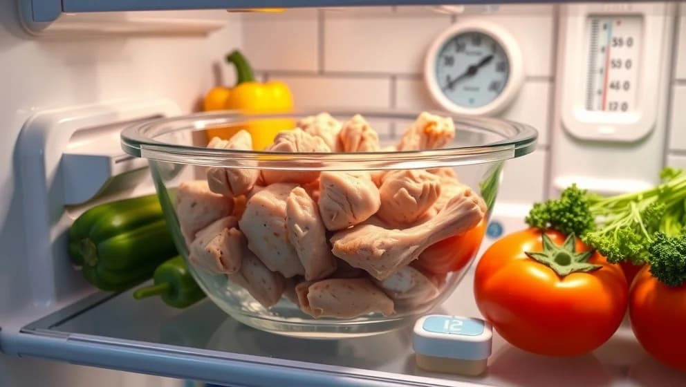 Hur länge håller tillagad kyckling i kylen