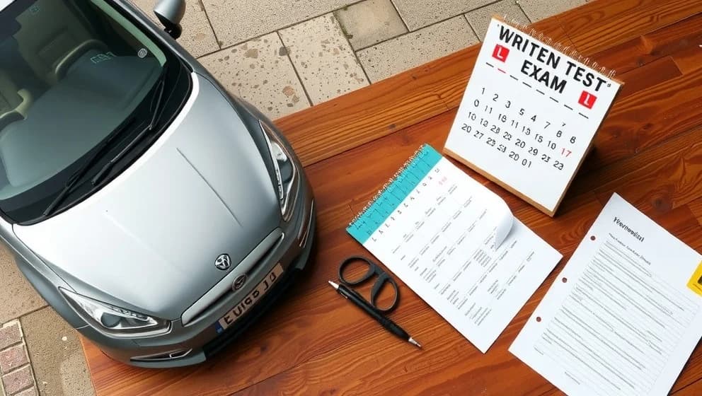 Hur långt efter teoriprovet måste man köra upp