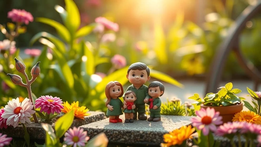 Rollistan i tomten är far till alla barnen